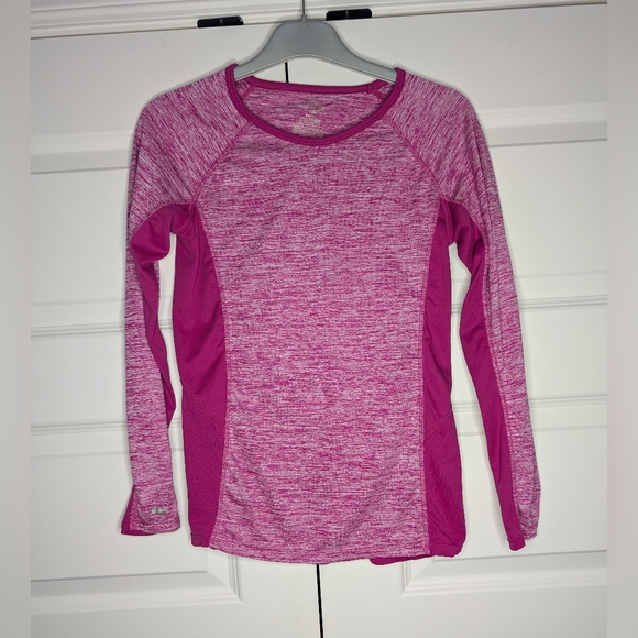 Danskin Now Tops - Danskin Now Womens Small (4-6) Fitted Long Sleeve Active Top Pink